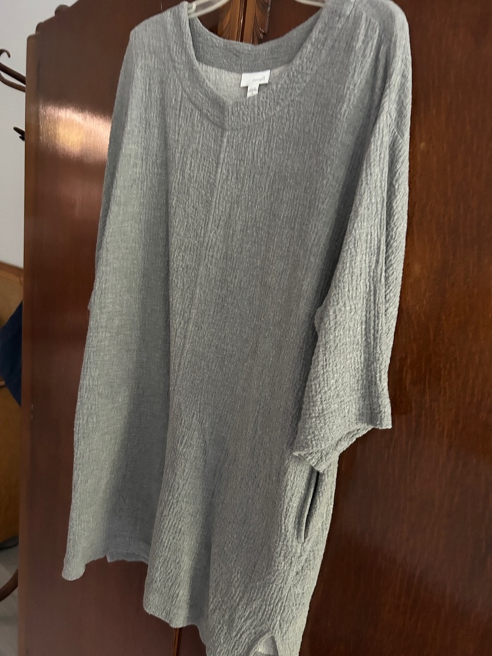 J. Jill Gray Textured Tunic Top